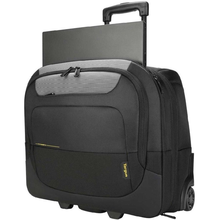 Targus CityGear TCG717GL Mallette de transport (à roulettes) pour ordinateur portable de 15" à 17,3" - Noir, Gris TCG717GL