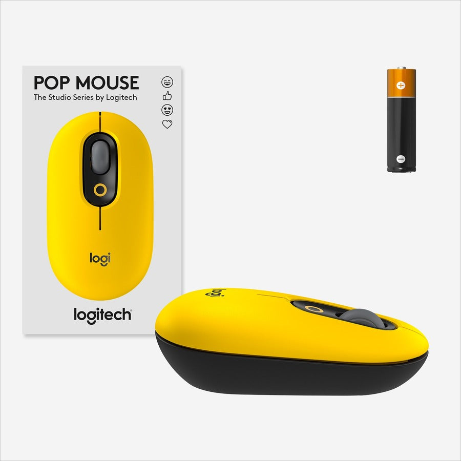 Logitech Wireless Mouse with Customizable Emoji 910-006543