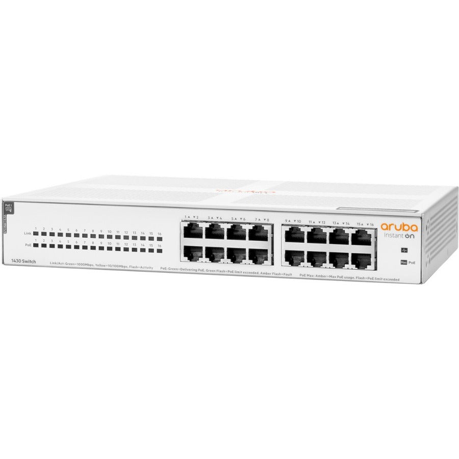 HPE Networking Instant On 1430 16G Class4 PoE 124W Switch R8R48A#ABA