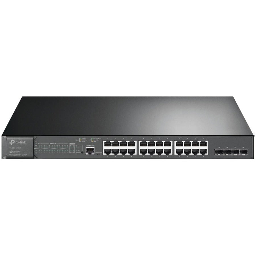 Switch administrable TP-Link JetStream 28 ports Gigabit L2 avec 24 ports PoE+ TL-SG3428MP