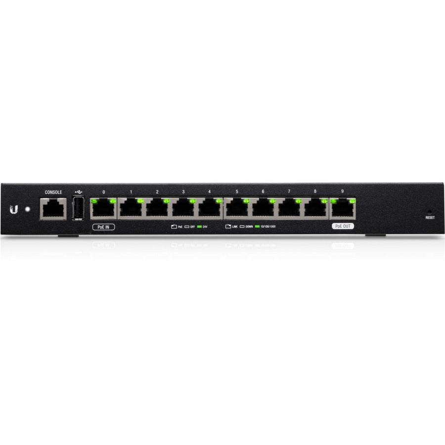 Routeur Gigabit hautes performances Ubiquiti 10 ports avec flexibilité PoE ER-10X