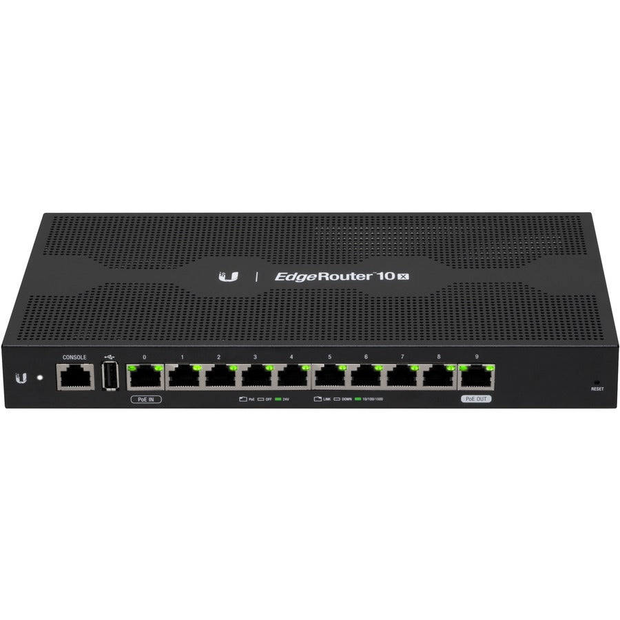 Routeur Gigabit hautes performances Ubiquiti 10 ports avec flexibilité PoE ER-10X