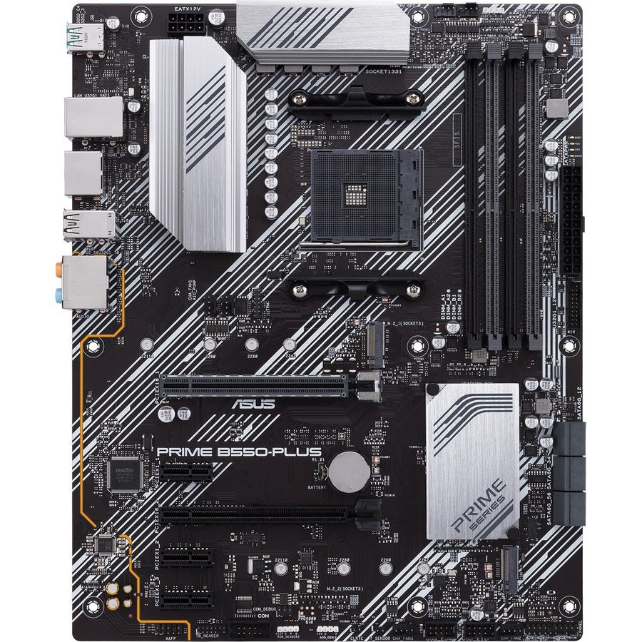 Asus Prime B550-PLUS Desktop Motherboard - AMD Chipset - Socket AM4 - ATX PRIME B550-PLUS