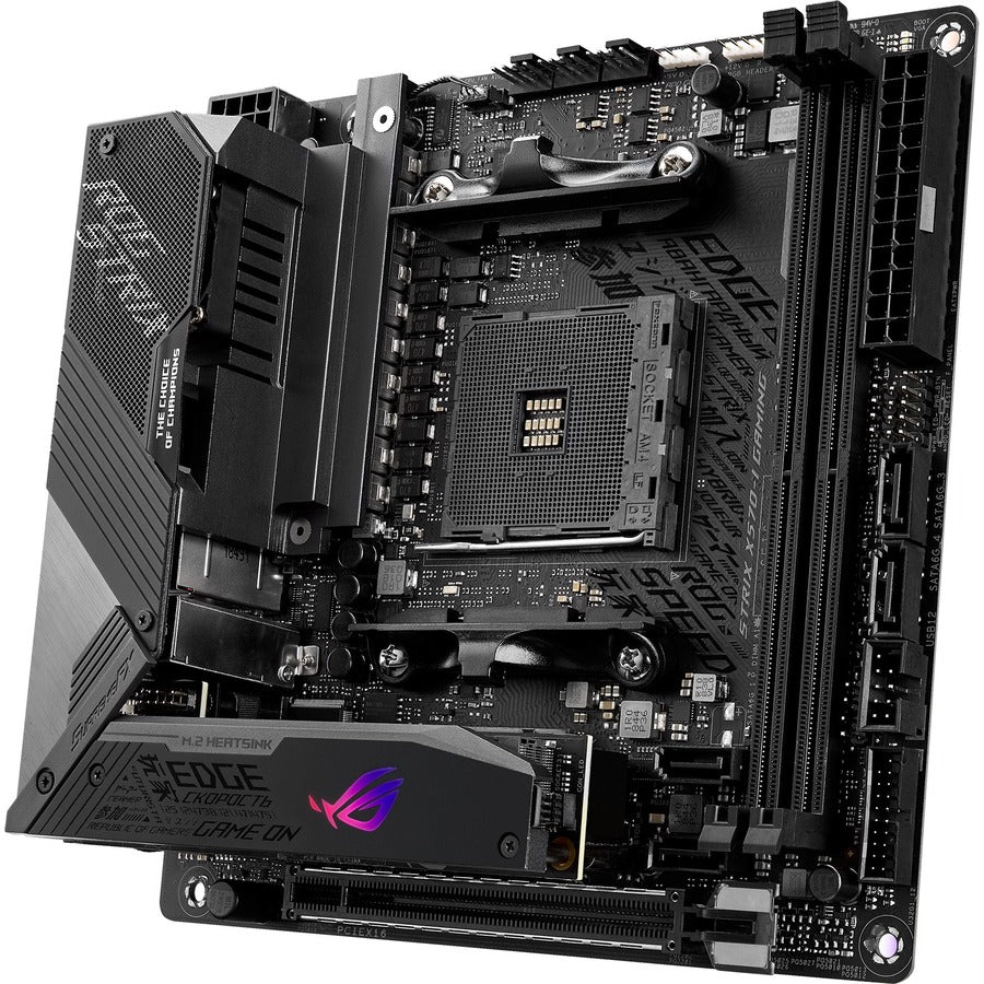 Asus ROG Strix Strix X570-I Gaming Desktop Motherboard - AMD Chipset - Socket AM4 - Mini ITX ROG STRIX X570-I GAMING