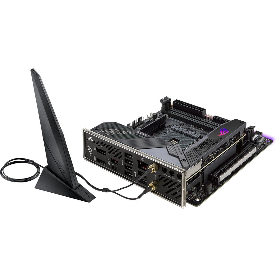 Asus ROG Strix Strix X570-I Gaming Desktop Motherboard - AMD Chipset - Socket AM4 - Mini ITX ROG STRIX X570-I GAMING
