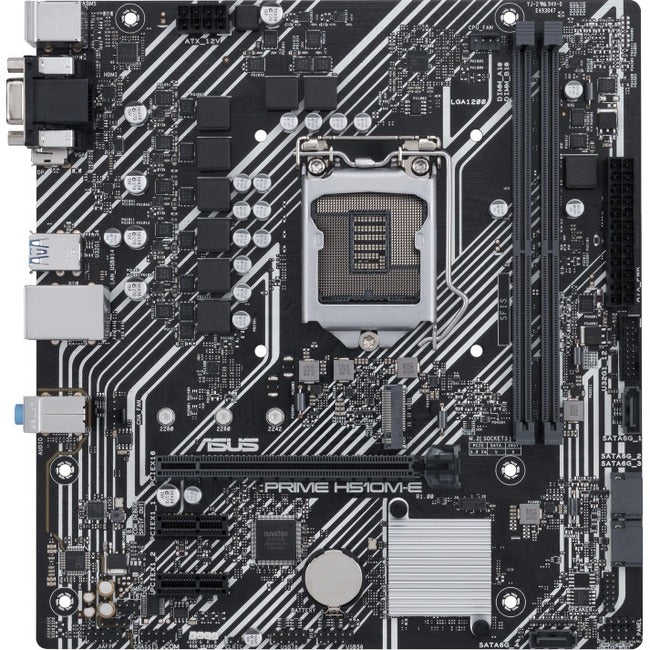Asus Prime H510M-E Desktop Motherboard - Intel Chipset - Socket LGA-1200 - Micro ATX PRIME H510M-E
