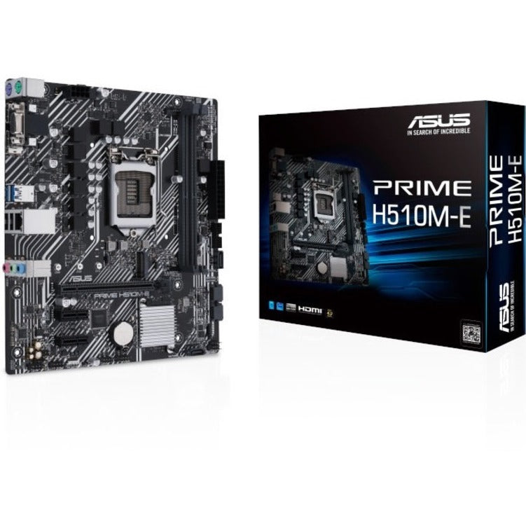 Asus Prime H510M-E Desktop Motherboard - Intel Chipset - Socket LGA-1200 - Micro ATX PRIME H510M-E