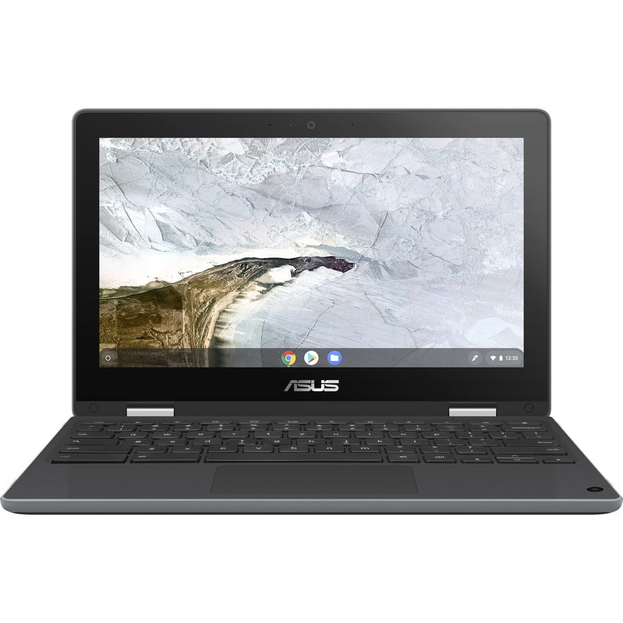 Asus Chromebook Flip C214 C214MA-Q1R-CB 11.6" Touchscreen Chromebook - HD - 1366 x 768 - Intel Celeron N4020 Dual-core (2 Core) 1.10 GHz - 4 GB RAM - 32 GB Flash Memory - Dark Gray C214MA-Q1R-CB