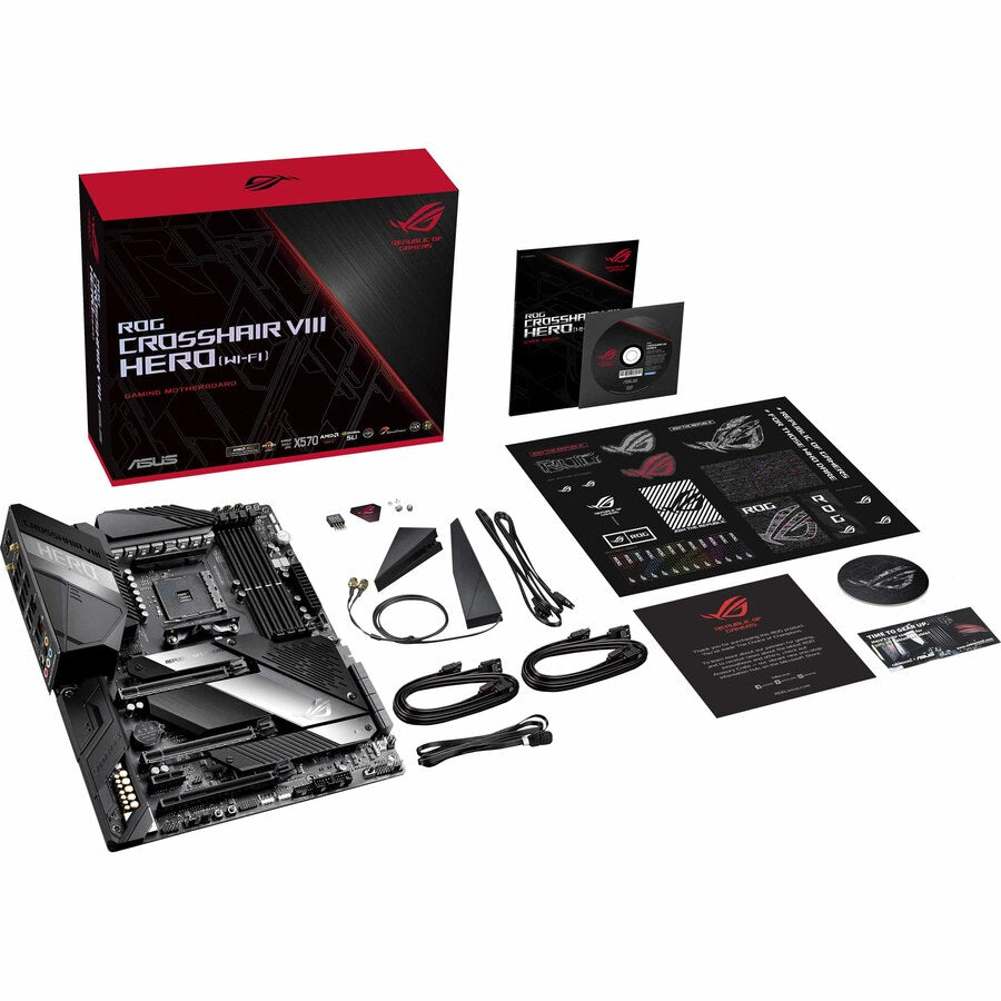 Carte mère de bureau Asus ROG Crosshair VIII Hero - Chipset AMD - Socket AM4 - ATX ROG CROSSHAIR VIII HERO (WI-FI
