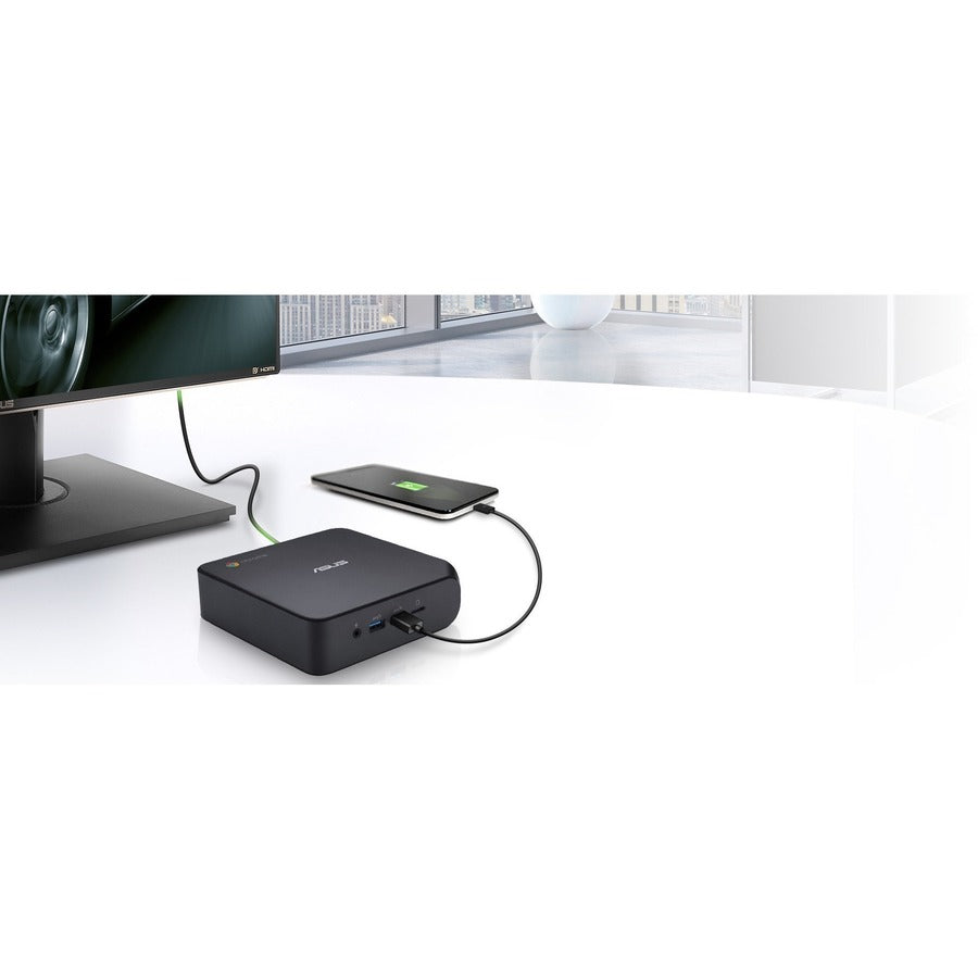 Asus Chromebox 4 CHROMEBOX4-G5043UN Chromebox - Intel Core i5 10e génération i5-10210U 1,60 GHz - 8 Go RAM DDR4 SDRAM - 128 Go M.2 Serial ATA SSD - Mini PC - Gun Metal CHROMEBOX4-G5043UN