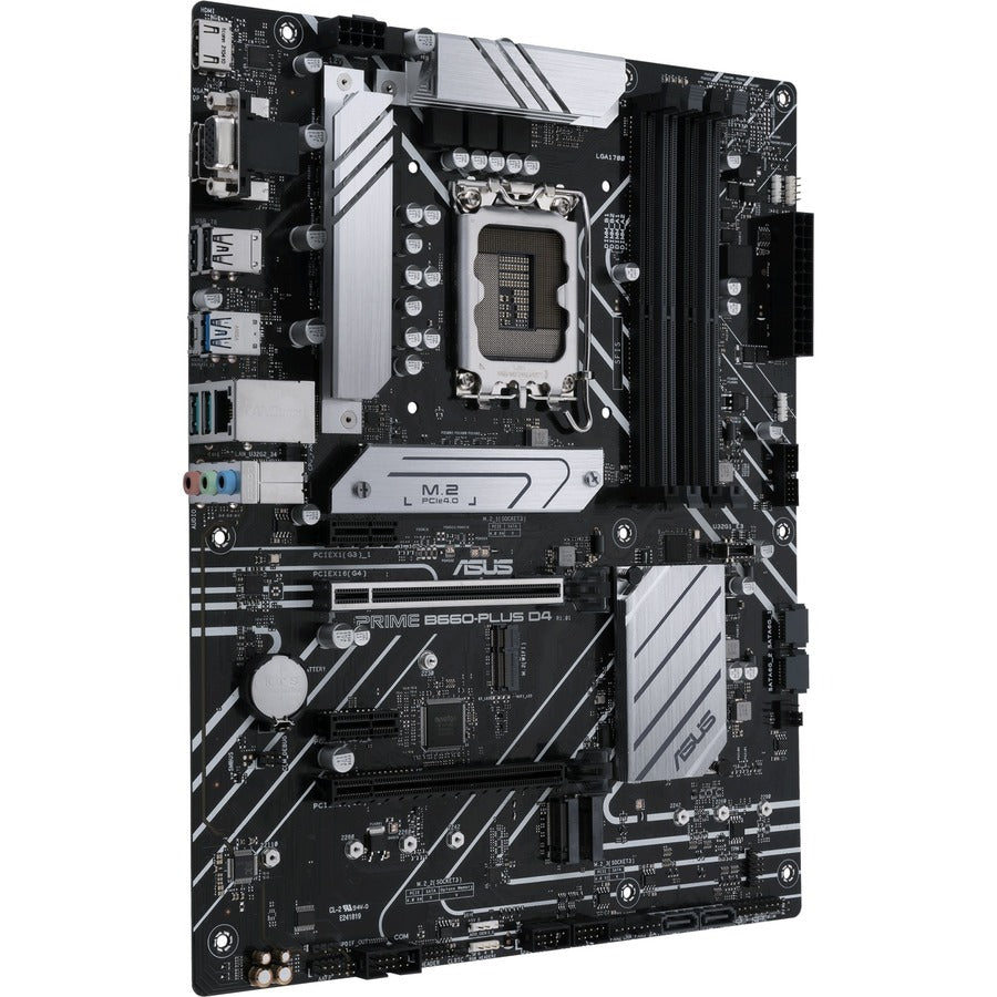 Asus Prime B660-PLUS D4 Desktop Motherboard - Intel B660 Chipset - Socket LGA-1700 - Intel Optane Memory Ready - ATX PRIME B660-PLUS D4