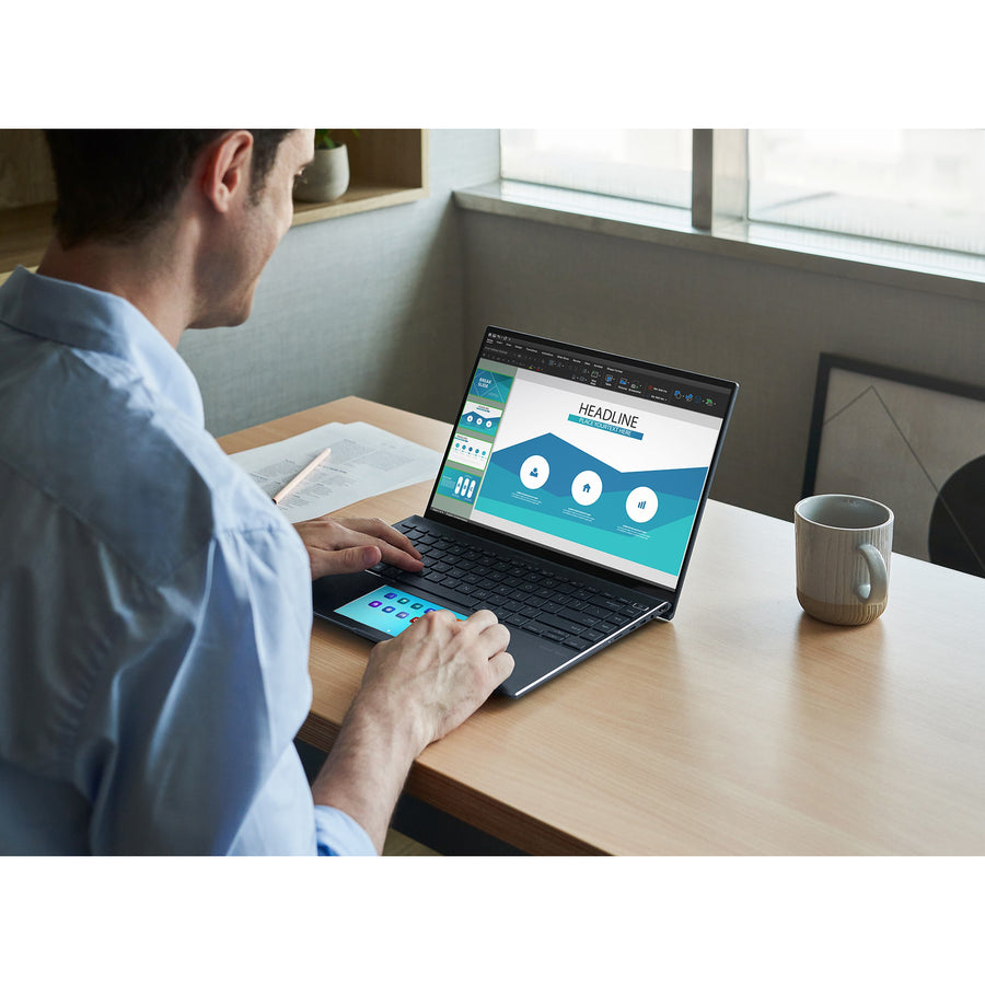 Ordinateur portable à écran tactile Asus Zenbook 14X OLED UX5400 UX5400EG-DS71T-CA 14" - 2,8K - 2880 x 1800 - Intel Core i7 11e génération i7-1165G7 Quad-core (4 cœurs) 2,80 GHz - 16 Go de RAM totale - 16 Go intégré Mémoire - SSD 512 Go UX5400EG-DS71T-CA