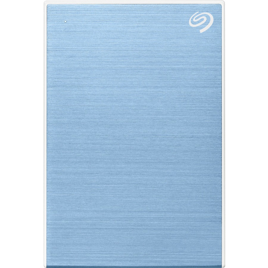 Seagate One Touch STKC5000402 5 TB Portable Hard Drive - 2.5" External - Light Blue STKC5000402