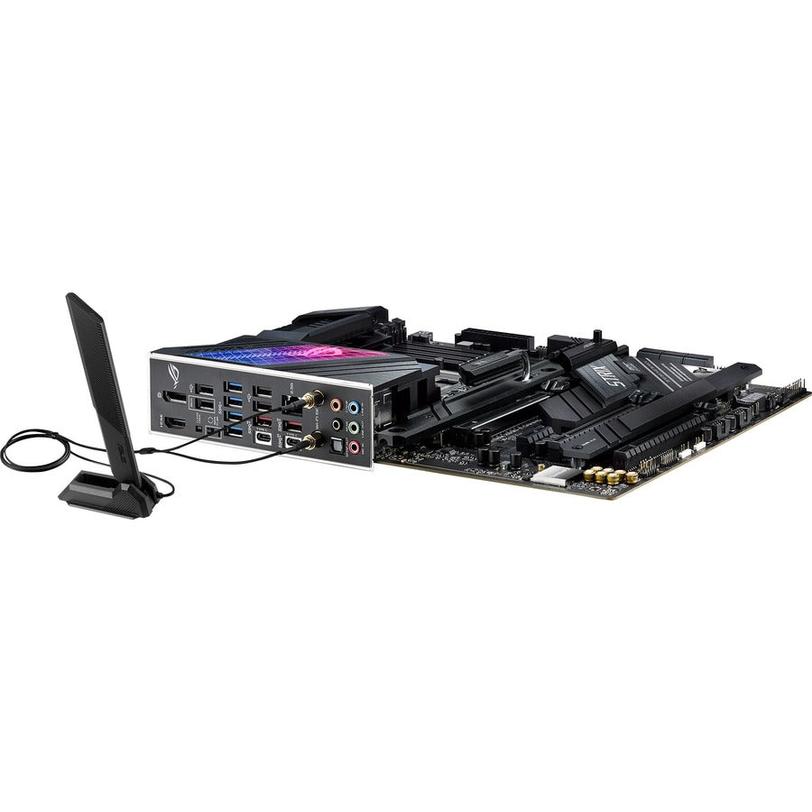 Asus ROG Strix Z690-E GAMING WIFI Desktop Motherboard - Intel Z690 Chipset - Socket LGA-1700 - Intel Optane Memory Ready - ATX ROG STRIX Z690-E GAMING WIFI