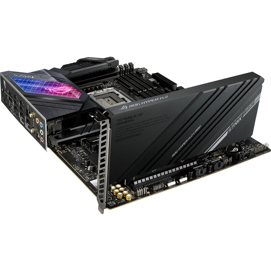 Asus ROG Strix Z690-E GAMING WIFI Desktop Motherboard - Intel Z690 Chipset - Socket LGA-1700 - Intel Optane Memory Ready - ATX ROG STRIX Z690-E GAMING WIFI