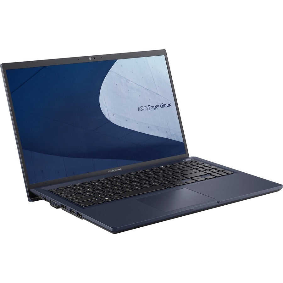 Asus ExpertBook B1 B1500 B1500CEAE-Q73WP-CB 15.6" Notebook - Full HD - 1920 x 1080 - Intel Core i7 11th Gen i7-1165G7 Quad-core (4 Core) 2.80 GHz - 12 GB Total RAM - 512 GB SSD - Star Black B1500CEAE-Q73WP-CB
