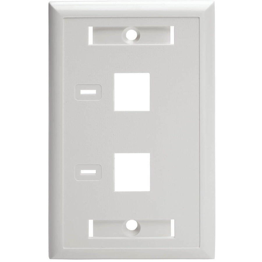 Tripp Lite N042-001-WH Plaque frontale à 2 prises N042-001-WH