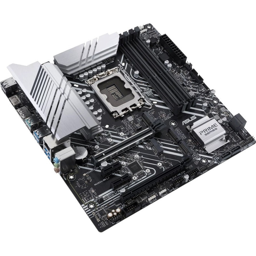 Asus Prime Z690M-PLUS D4 Desktop Motherboard - Intel Z690 Chipset - Socket LGA-1700 - Intel Optane Memory Ready - Micro ATX PRIME Z690M-PLUS D4