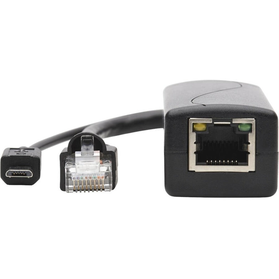 Tripp Lite NPOE-SPL-G-5VMU Répartiteur actif PoE vers USB Micro-B et RJ45 NPOE-SPL-G-5VMU