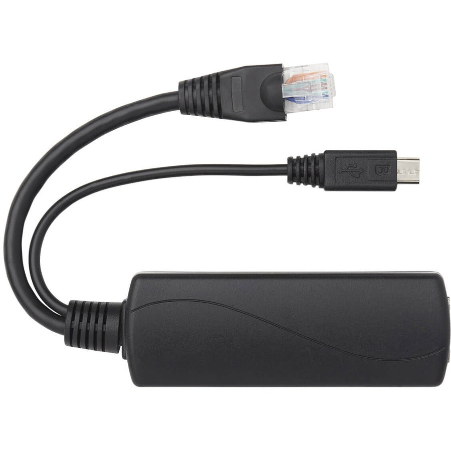 Tripp Lite NPOE-SPL-G-5VMU PoE to USB Micro-B and RJ45 Active Splitter NPOE-SPL-G-5VMU