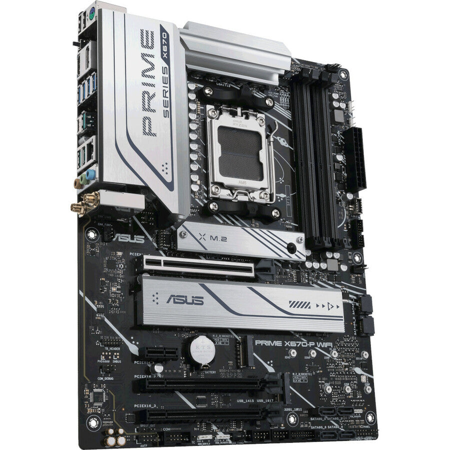 Carte mère de bureau Asus Prime X670-P WIFI - Chipset AMD X670 - Socket AM5 - ATX PRIMEX670-PWIFI