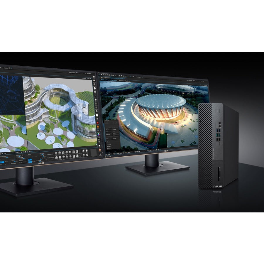 Ordinateur de bureau Asus ExpertCenter D700SD-Q73P - Intel Core i7 12e génération i7-12700 Dodeca-core (12 cœurs) 2,10 GHz - 8 Go de RAM DDR4 SDRAM - 512 Go M.2 PCI Express NVMe SSD - Petit facteur de forme - Noir D700SD-Q73P