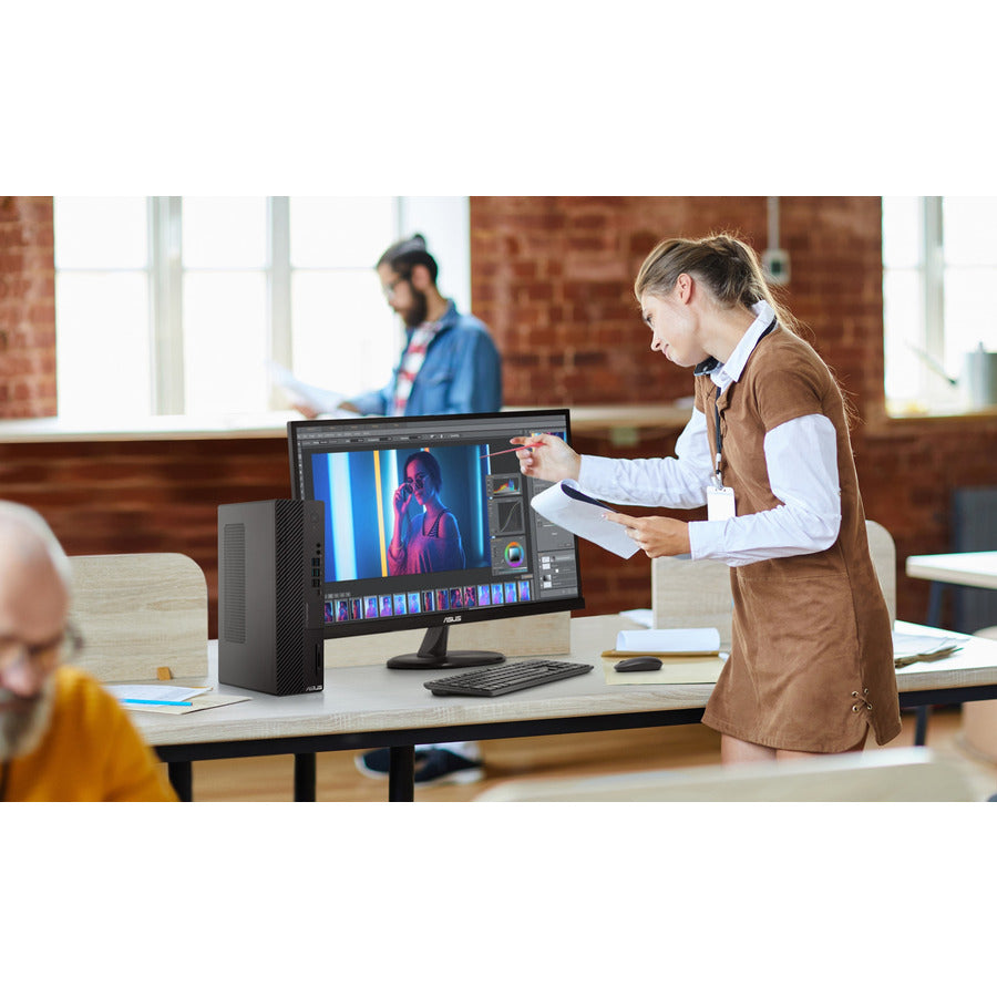 Ordinateur de bureau Asus ExpertCenter D700SD-Q73P - Intel Core i7 12e génération i7-12700 Dodeca-core (12 cœurs) 2,10 GHz - 8 Go de RAM DDR4 SDRAM - 512 Go M.2 PCI Express NVMe SSD - Petit facteur de forme - Noir D700SD-Q73P