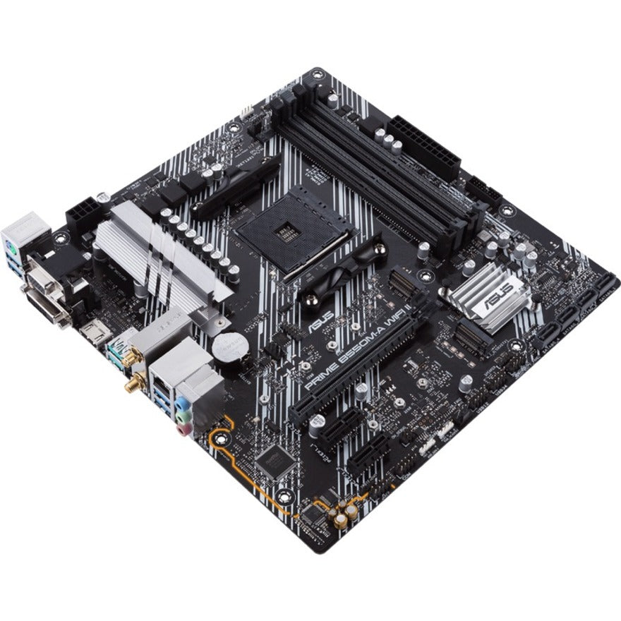 Carte mère de bureau Asus Prime B550M-A WIFI II - Chipset AMD B550 - Socket AM4 - Micro ATX PRIME B550M-A WIFI II