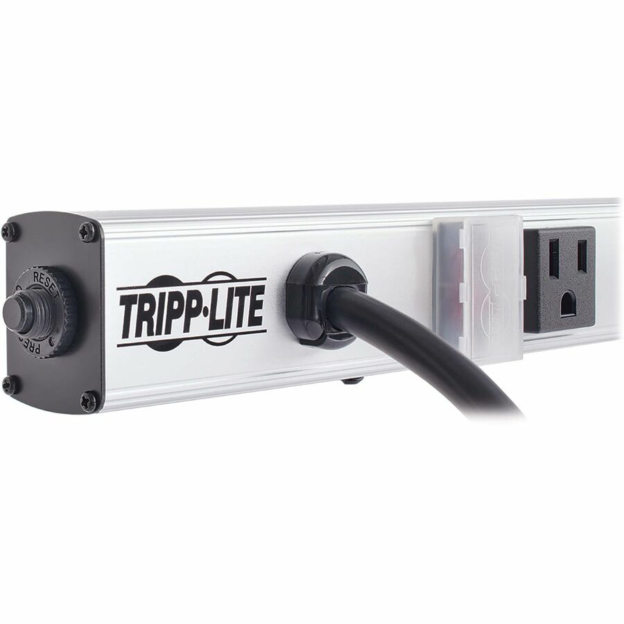 Multiprise verticale Tripp Lite à 8 prises à angle droit, 120 V, 15 A, 15 pi. Cordon, 5-15P, 24 po PS2408RA