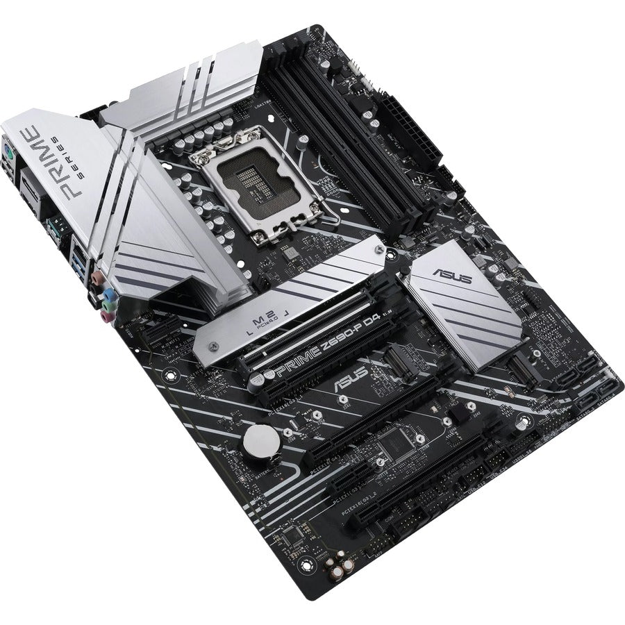Carte mère de bureau Asus Prime Z690-P D4 - Chipset Intel Z690 - Socket LGA-1700 - Mémoire Intel Optane Ready - ATX PRIME Z690-P D4