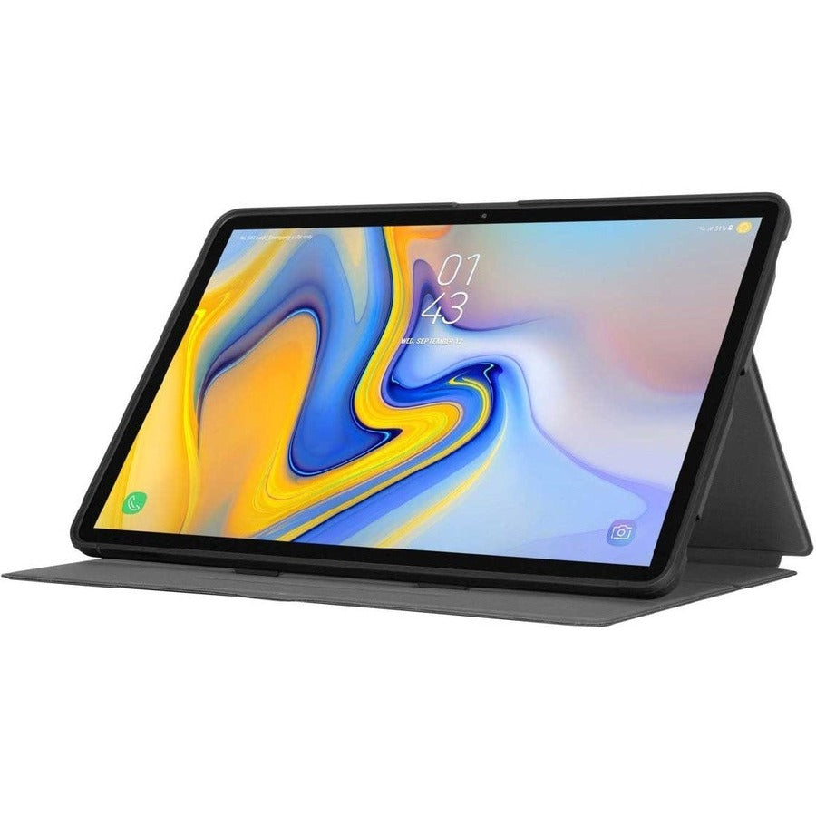 Targus Click-In THZ904GL Carrying Case (Flip) for 12.4" Samsung Galaxy Tab S7+, Galaxy Tab S7+ Lite, Galaxy Tab S7 FE, Galaxy Tab S7 FE 5G Tablet - Black THZ904GL