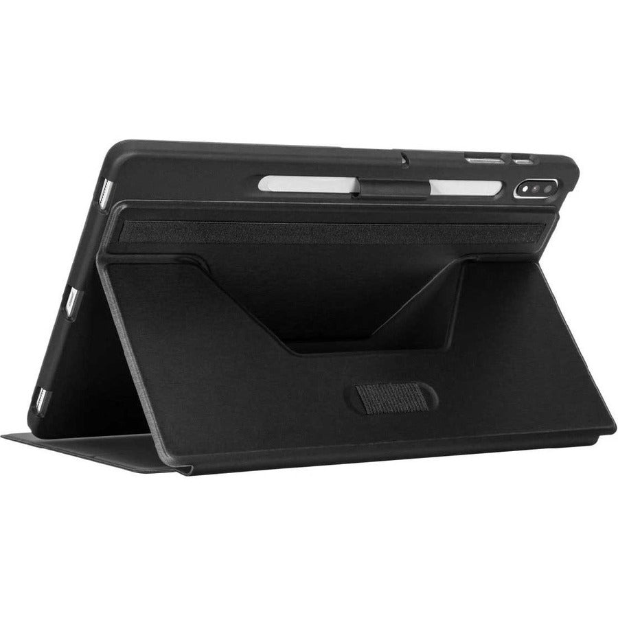 Targus Click-In THZ904GL Carrying Case (Flip) for 12.4" Samsung Galaxy Tab S7+, Galaxy Tab S7+ Lite, Galaxy Tab S7 FE, Galaxy Tab S7 FE 5G Tablet - Black THZ904GL