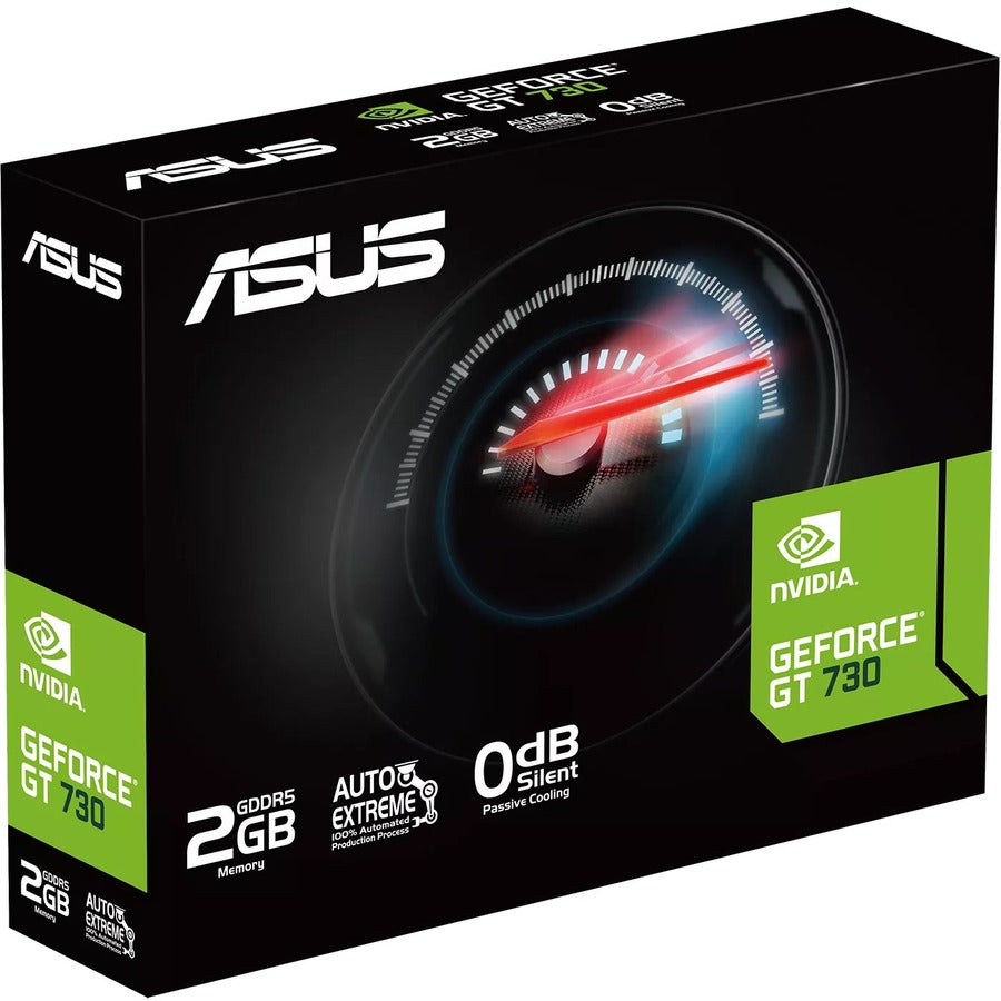 Carte graphique Asus NVIDIA GeForce GT 730 - 2 Go GDDR5 GT730-4H-SL-2GD5