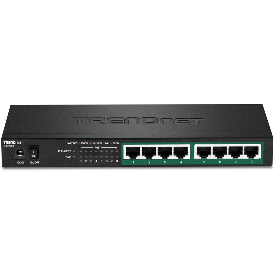 Commutateur PoE+ Gigabit à 8 ports TRENDnet TPE-TG83