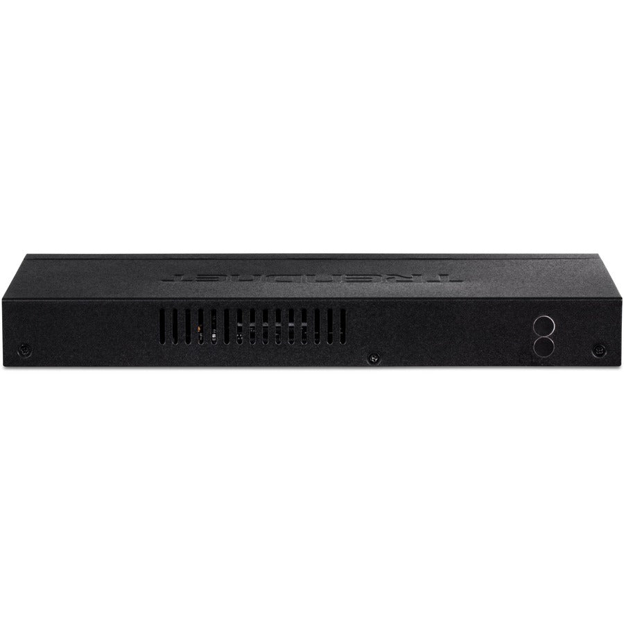 TRENDnet 8-Port Unmanaged 2.5G Switch, 8 x 2.5GBASE-T Ports, 40Gbps Switching Capacity, Backwards Compatible with 10-100-1000Mbps Devices, Fanless, Wall Mountable, Black, TEG-S380 TEG-S380