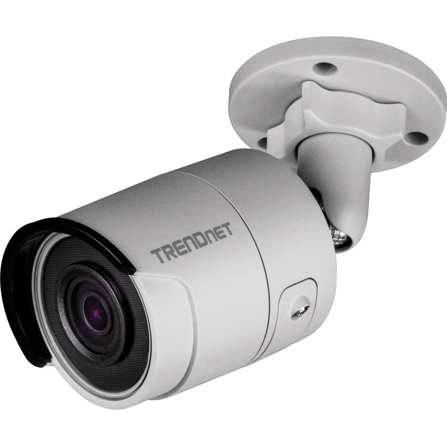 TRENDnet Caméra réseau jour-nuit HD PoE Bullet Style intérieur-extérieur 4 mégapixels, WDR numérique, 2688 x 1520p, Smart IR, boîtier classé IP66, vision nocturne jusqu'à 100 pieds, ONVIF, IPv6, blanc, TV-IP314PI TV-IP1314PI