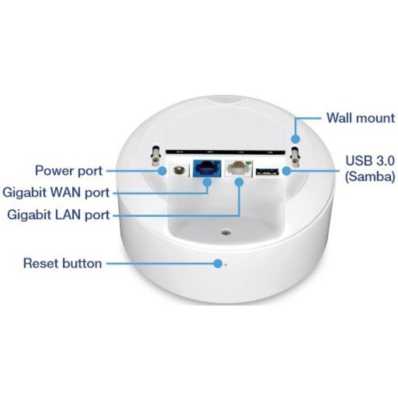 TRENDnet TEW-830MDR2K Routeur sans fil Ethernet Wi-Fi 5 IEEE 802.11ac TEW-830MDR2K-CA