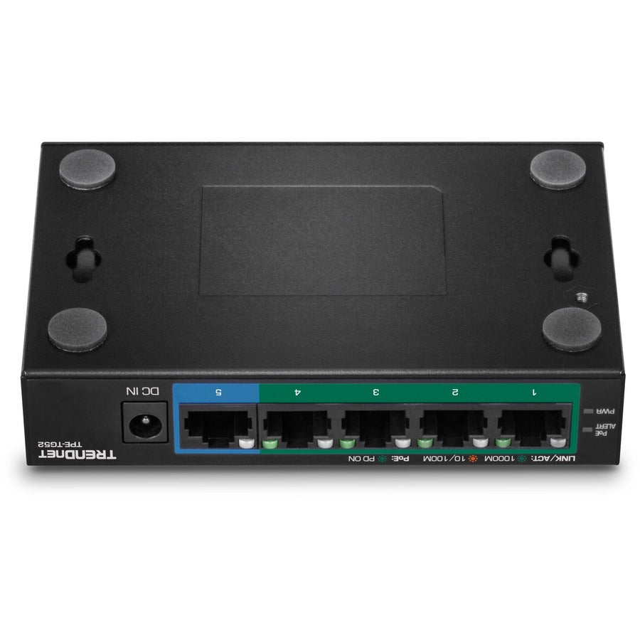 Commutateur PoE+ Gigabit 5 ports TRENDnet TPE-TG52