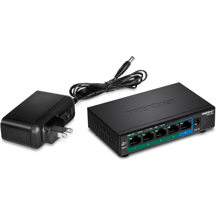 Commutateur PoE+ Gigabit 5 ports TRENDnet TPE-TG52