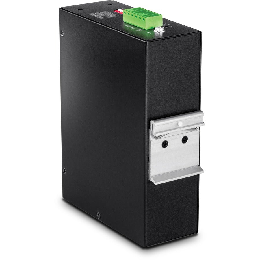 TRENDnet Commutateur industriel Gigabit L2 géré PoE+ sur rail DIN, 10 ports, 8 ports Gigabit PoE+, montage sur rail DIN, 2 emplacements SFP, entrée d'alimentation 24 - 57 V CC, IP30, VLAN, protection à vie, noir, TI-PG102i TI -PG102I