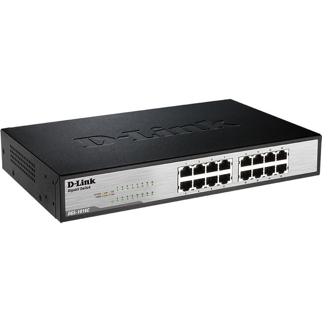 Switch non géré Gigabit 16 ports D-Link DGS-1016C