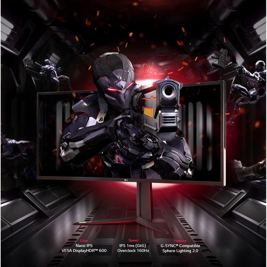 Moniteur LCD de jeu à écran incurvé UW-QHD+ de 38 po LG UltraGear 38GN950-B - 21:9 - Noir 38GN950-B