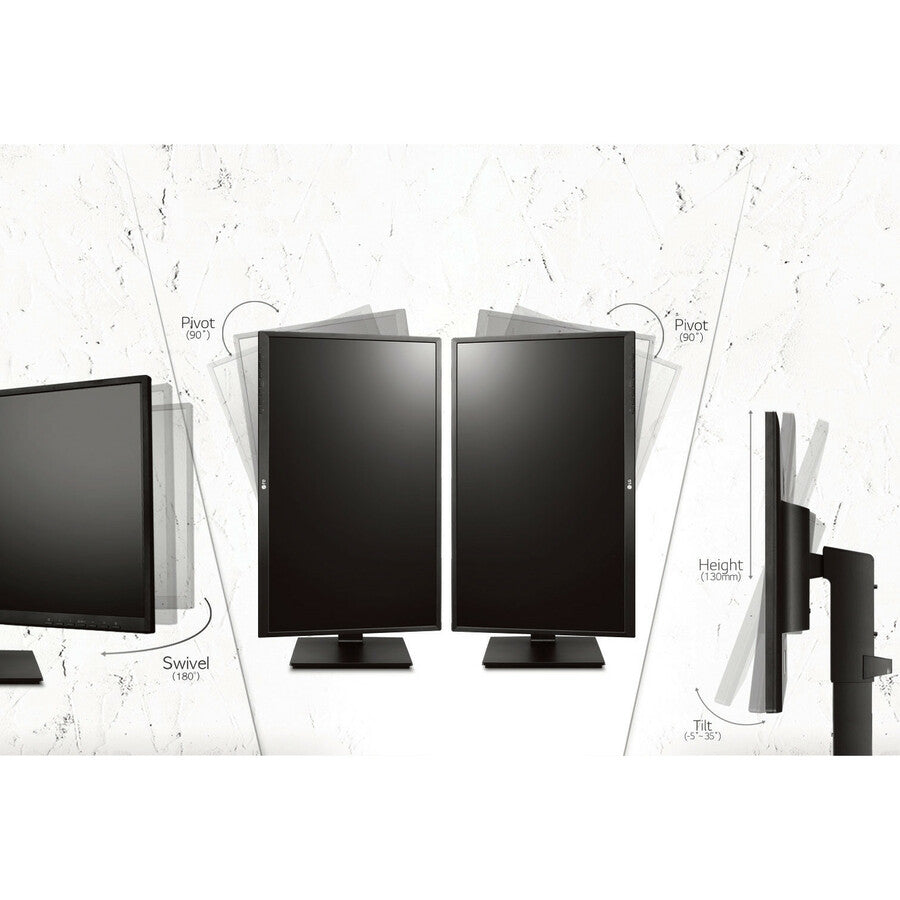 Moniteur LCD LED Full HD LG 27BK550Y-B - 16:9 - Noir texturé 27BK550Y-B