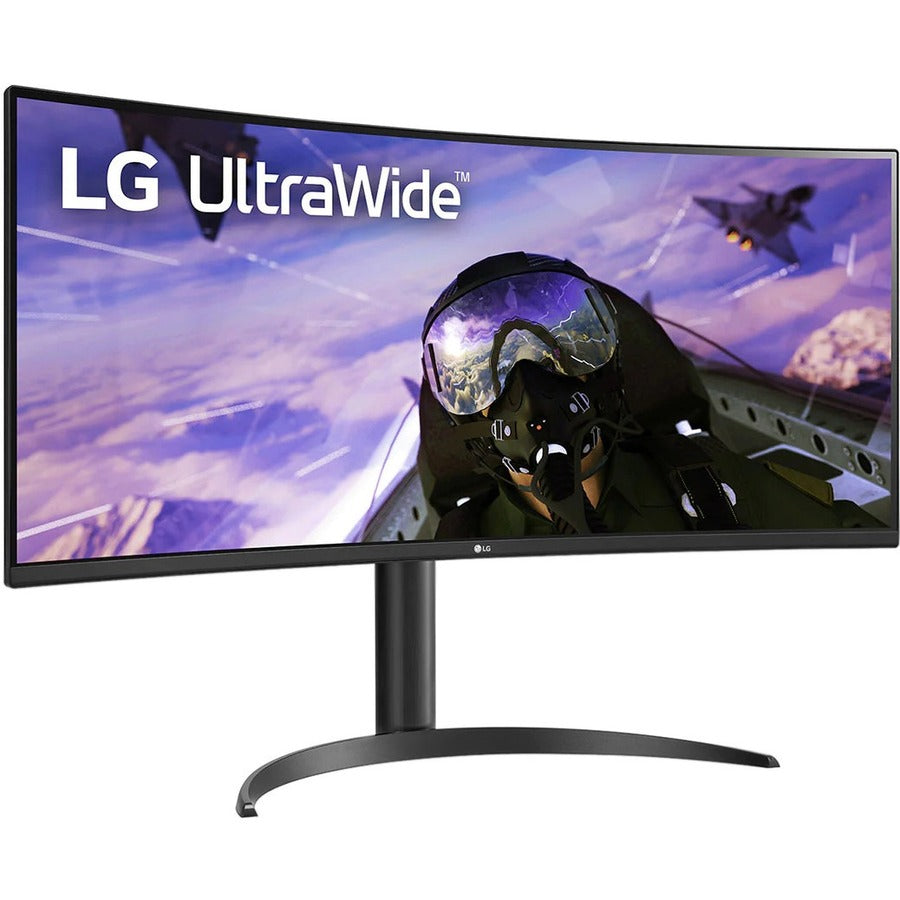 Moniteur LCD de jeu LED à écran incurvé UW-QHD 34" Ultrawide 34WP65C-B de LG - 21:9 - Noir 34WP65C-B