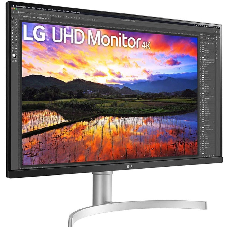 LG 32UN650-W 31.5" 4K UHD LED LCD Monitor - 16:9 - Black, Silver 32UN650-W