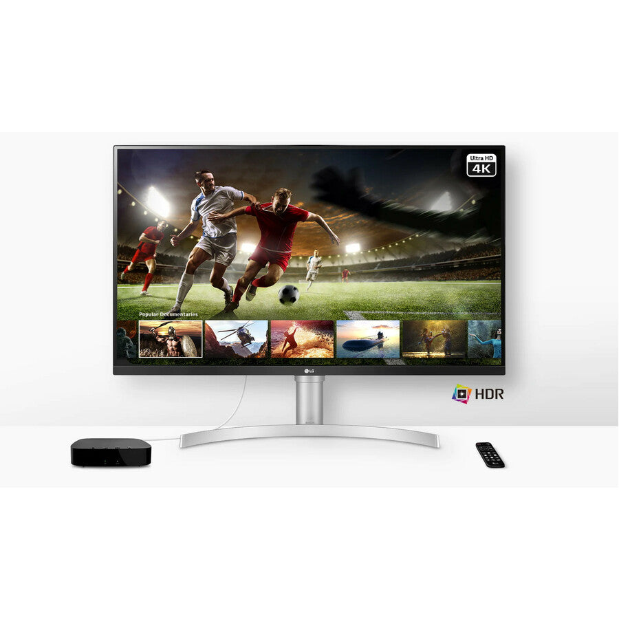 LG 32UN650-W 31.5" 4K UHD LED LCD Monitor - 16:9 - Black, Silver 32UN650-W