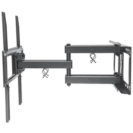 Manhattan TV & Monitor Mount, Wall, Full Motion, 1 screen, Screen Sizes: 32-55" , Black, VESA 100x100 to 400x400mm, Max 40kg, LFD, Tilt & Swivel with 3 Pivots, Lifetime Warranty 461344