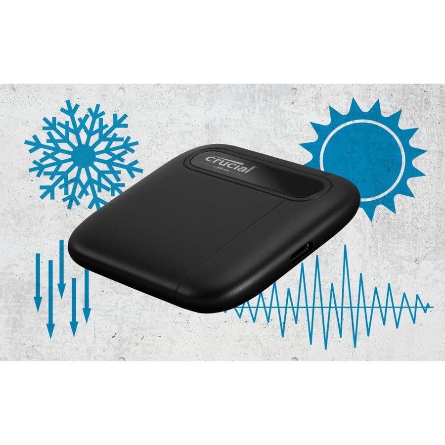 Disque SSD portable Crucial X6 4 To - Interne CT4000X6SSD9