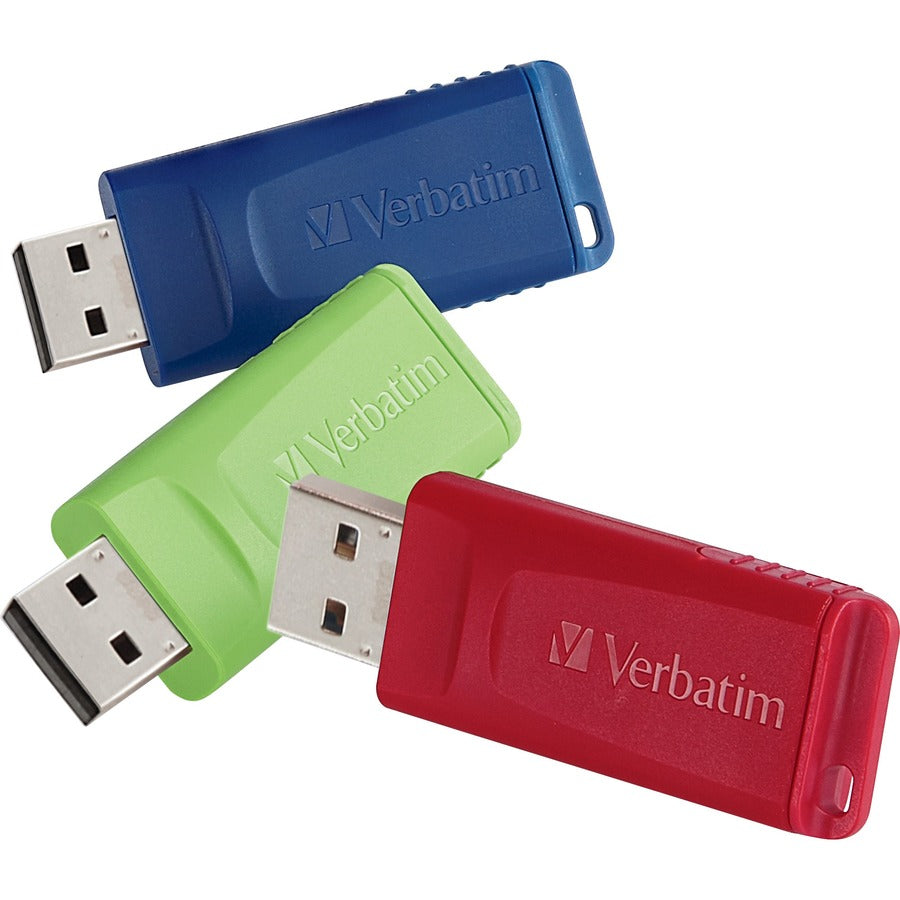 Clé USB Store 'n' Go Verbatim 16 Go - 3pk - Rouge, Vert, Bleu 99122