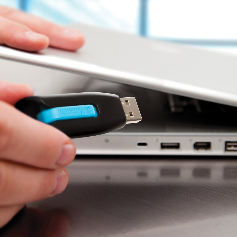 Clé USB 3.2 Gen 1 Store 'n' Go® V3 Verbatim 64 Go - 2pk - Rouge, Bleu 70899